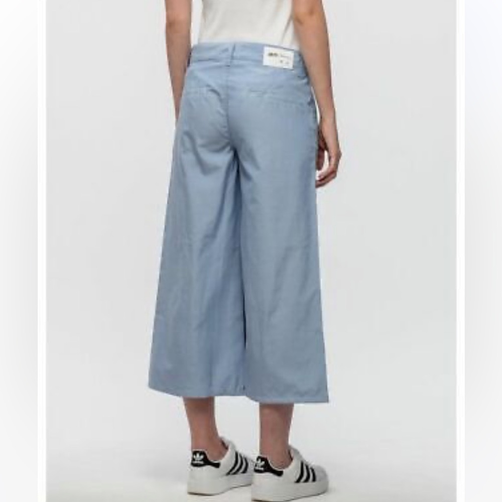 NWT Publish Brand Clothing Eisley Pants Wide Leg Chambray Blue 24